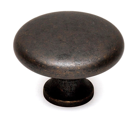 Alno A814-38-BARC: 1-1/2" Traditional Round Cabinet Knob - Barcelona