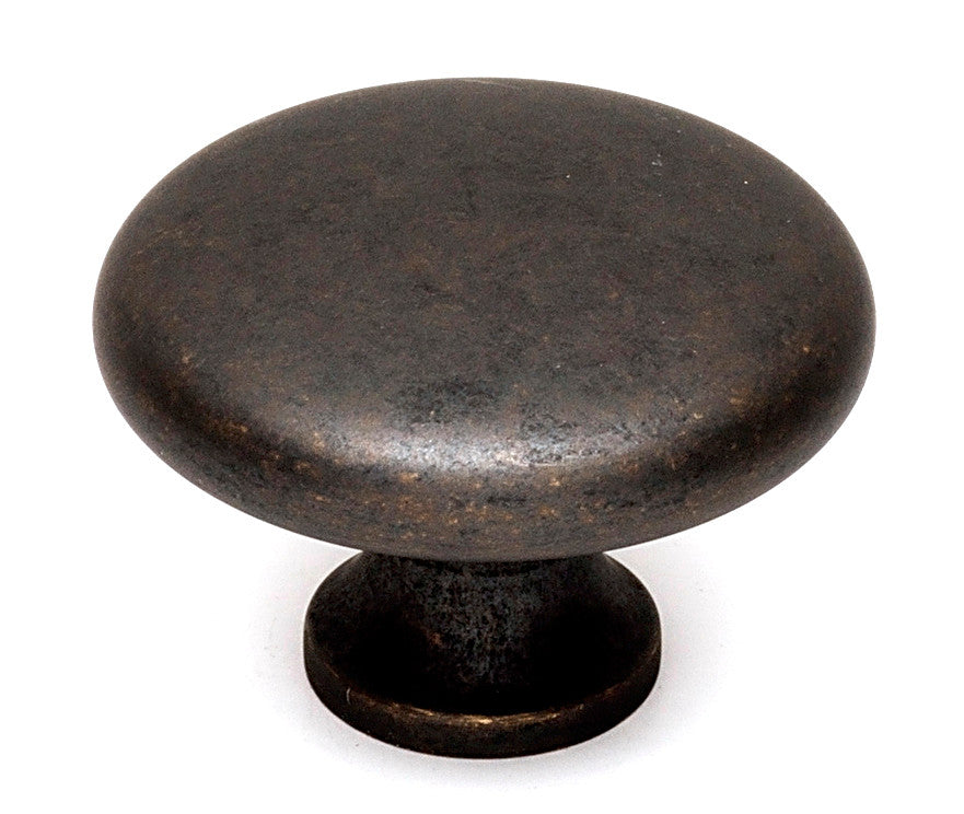 Alno A814-38-BARC: 1-1/2" Traditional Round Cabinet Knob - Barcelona
