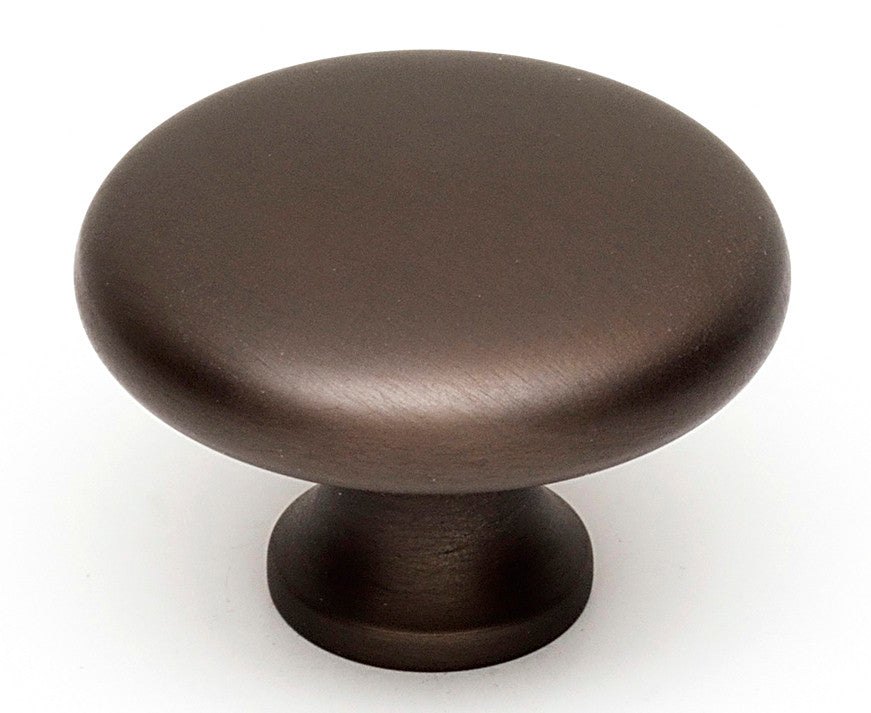 Alno A814-38-CHBRZ: 1-1/2" Traditional Round Cabinet Knob - Chocolate Bronze