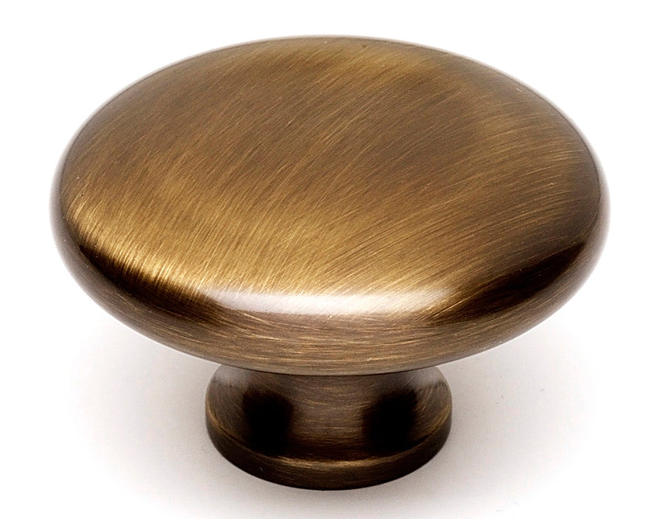 Alno A814-45-AE: 1-3/4" Traditional Round Cabinet Knob - Antique English