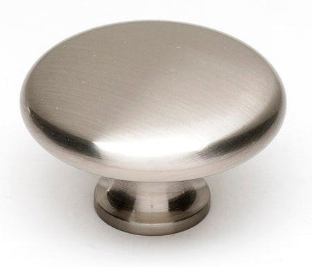 Alno A814-45-SN: 1-3/4" Traditional Round Cabinet Knob - Satin Nickel