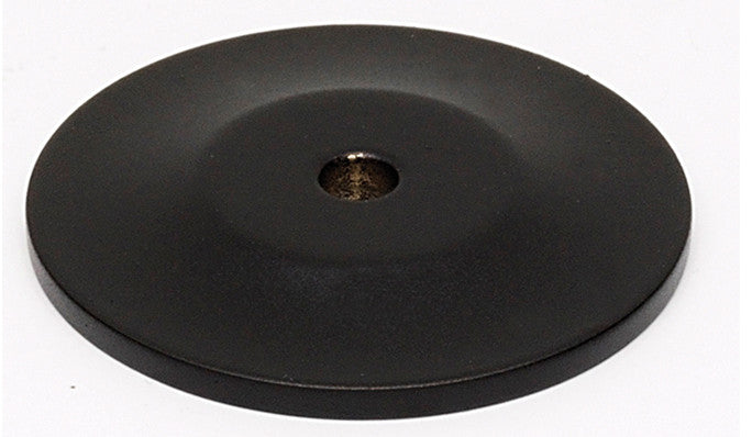 Alno A815-14P-MB: 1-1/4" Traditional Round Backplate - Matte Black