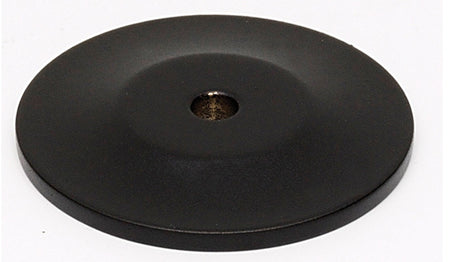 Alno A815-14P-MB: 1-1/4" Traditional Round Backplate - Matte Black