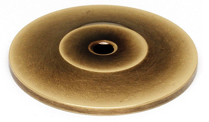 Alno A815-14P-PA: 1-1/4" Traditional Round Backplate - Polished Antique