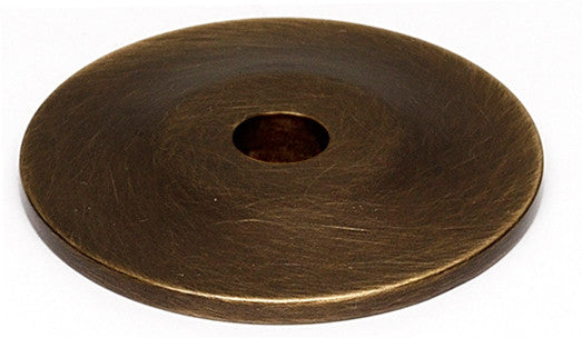 Alno A815-1P-AE: 1" Traditional Round Backplate - Antique English