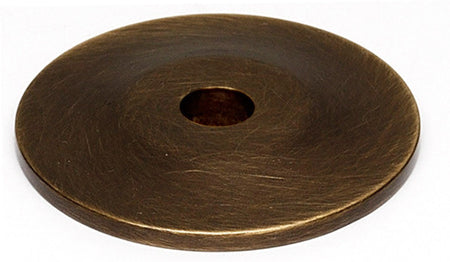 Alno A815-1P-AE: 1" Traditional Round Backplate - Antique English