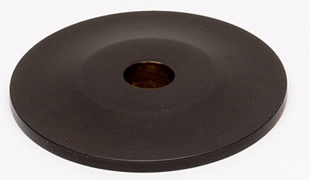 Alno A815-1P-CHBRZ: 1" Traditional Round Backplate - Chocolate Bronze