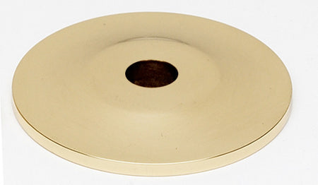 Alno A815-1P-PB/NL: Traditional Backplate - Unlacquered Brass