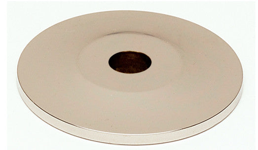 Alno A815-1P-PN: 1" Traditional Round Backplate - Polished Nickel