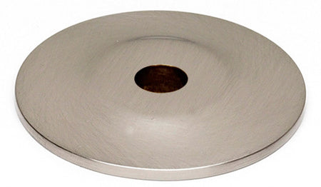Alno A815-1P-SN: 1" Traditional Round Backplate - Satin Nickel