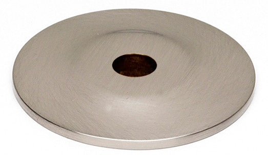 Alno A815-1P-SN: 1" Traditional Round Backplate - Satin Nickel