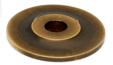 Alno A815-34P-AEM: 3/4" Traditional Round Backplate - Antique English Matte