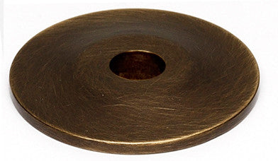 Alno A815-34P-AE: 3/4" Traditional Round Backplate - Antique English