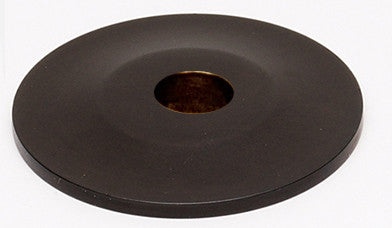 Alno A815-34P-CHBRZ: 3/4" Traditional Round Backplate - Chocolate Bronze