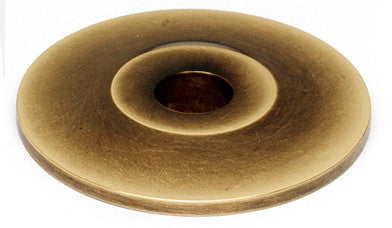 Alno A815-34P-PA: 3/4" Traditional Round Backplate - Polished Antique