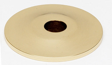 Alno A815-34P-PB/NL: Traditional Backplate - Unlacquered Brass