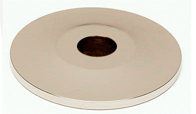 Alno A815-34P-PN: 3/4" Traditional Round Backplate - Polished Nickel