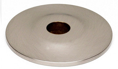 Alno A815-34P-SN: 3/4" Traditional Round Backplate - Satin Nickel