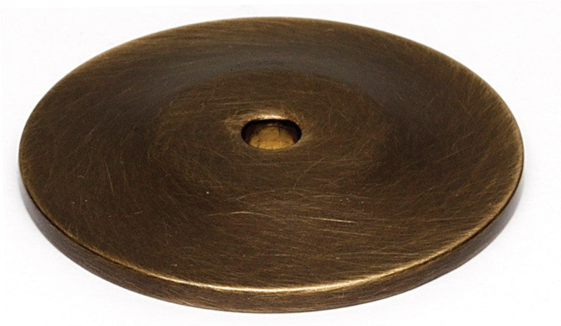 Alno A815-38P-AE: 1-1/2" Traditional Round Backplate - Antique English