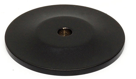 Alno A815-38P-MB: 1-1/2" Traditional Round Backplate - Matte Black