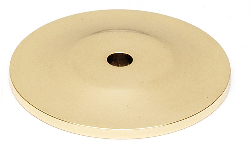 Alno A815-38P-PB/NL: 1-1/2" Traditional Backplate - Unlacquered Brass