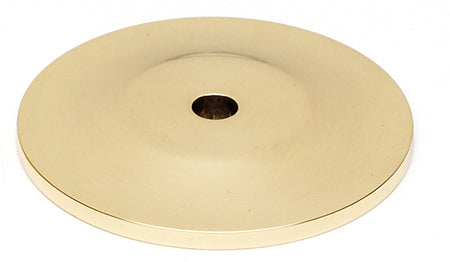 Alno A815-38P-PB/NL: 1-1/2" Traditional Backplate - Unlacquered Brass