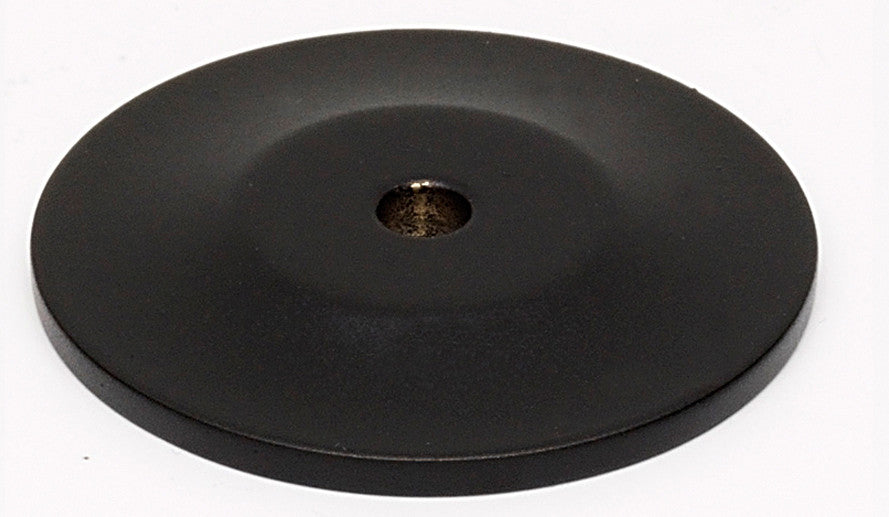 Alno A815-45P-MB: 1-3/4" Traditional Round Backplate - Matte Black