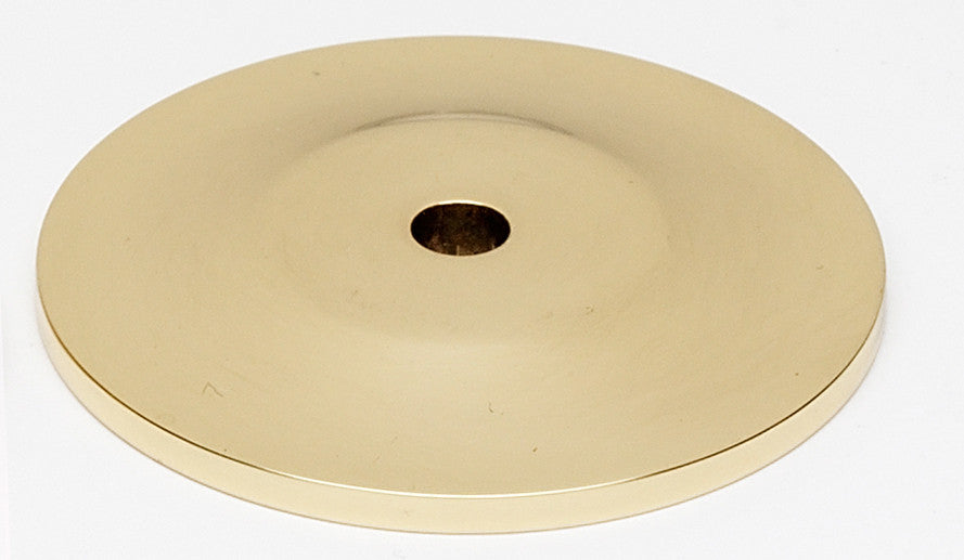 Alno A815-45P-PB/NL: 1-3/4" Traditional Backplate - Unlacquered Brass