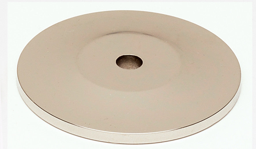Alno A815-45P-PN: 1-3/4" Traditional Round Backplate - Polished Nickel