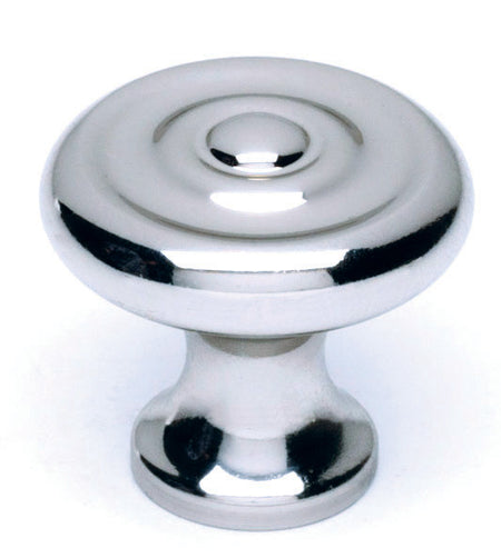 Alno A817-1-PC: 1" Traditional Cabinet Knob - Polished Chrome
