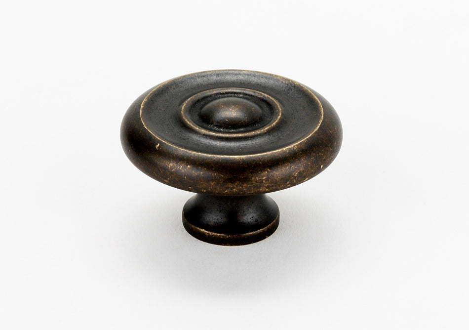 Alno A817-14-BARC: 1-1/4" Traditional Cabinet Knob - Barcelona