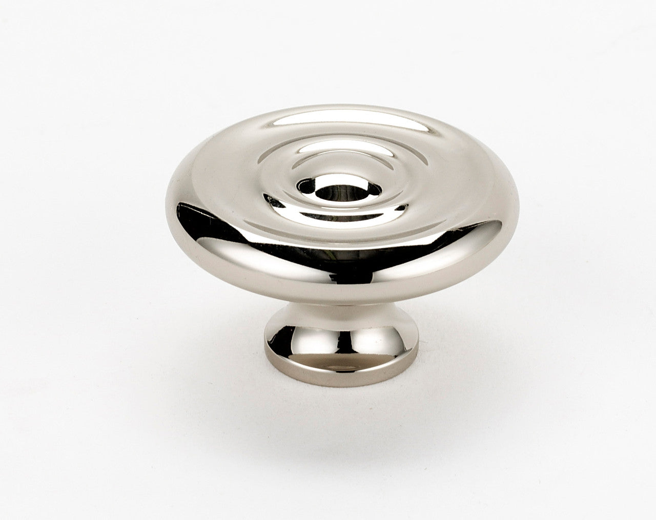 Alno A817-14-PN: 1-1/4" Traditional Cabinet Knob - Polished Nickel