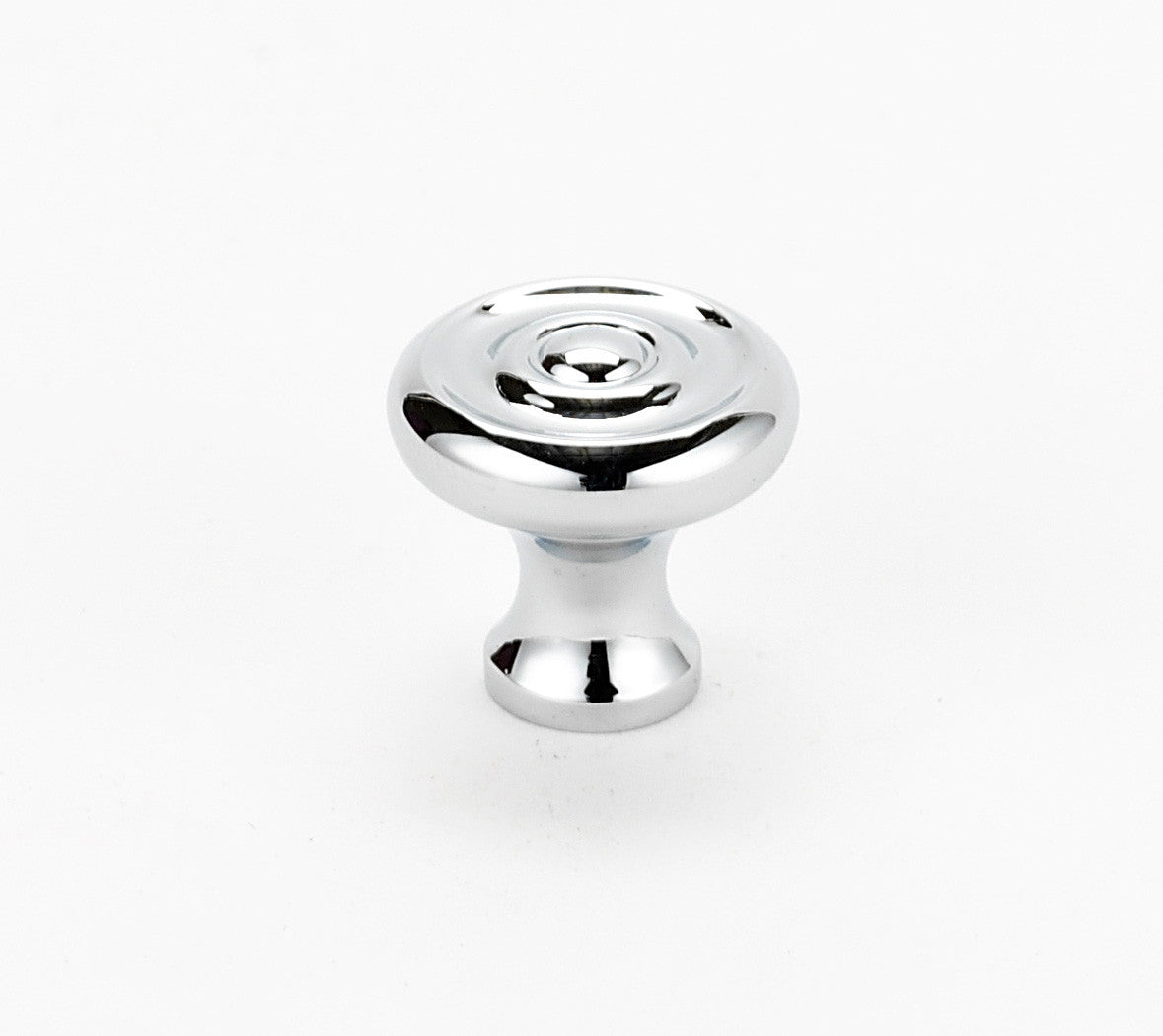 Alno A817-34-PC: 3/4" Traditional Cabinet Knob - Polished Chrome