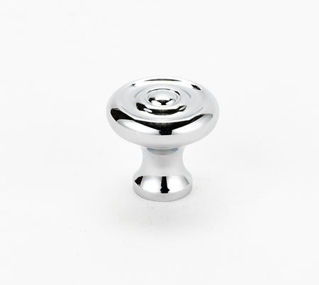 Alno A817-34-PC: 3/4" Traditional Cabinet Knob - Polished Chrome