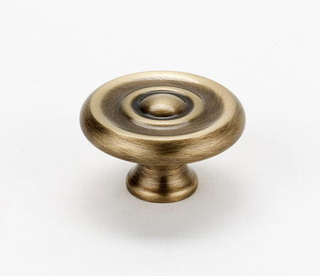 Alno A817-45-AE: 1-3/4" Traditional Cabinet Knob - Antique English