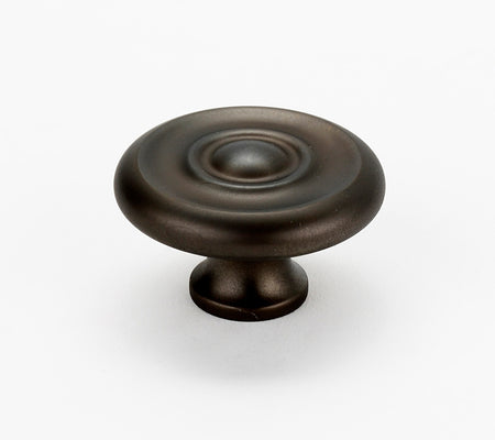 Alno A817-45-CHBRZ: 1-3/4" Traditional Cabinet Knob - Chocolate Bronze