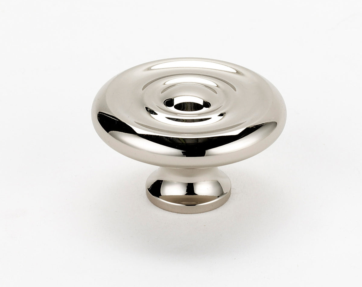 Alno A817-45-PN: 1-3/4" Traditional Cabinet Knob - Polished Nickel