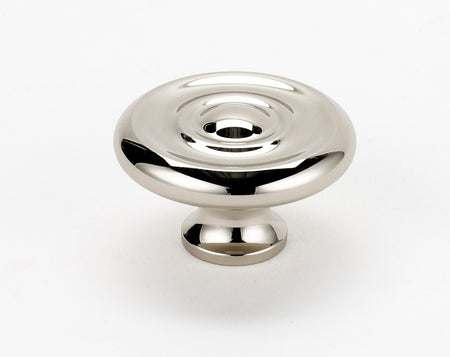 Alno A817-45-PN: 1-3/4" Traditional Cabinet Knob - Polished Nickel