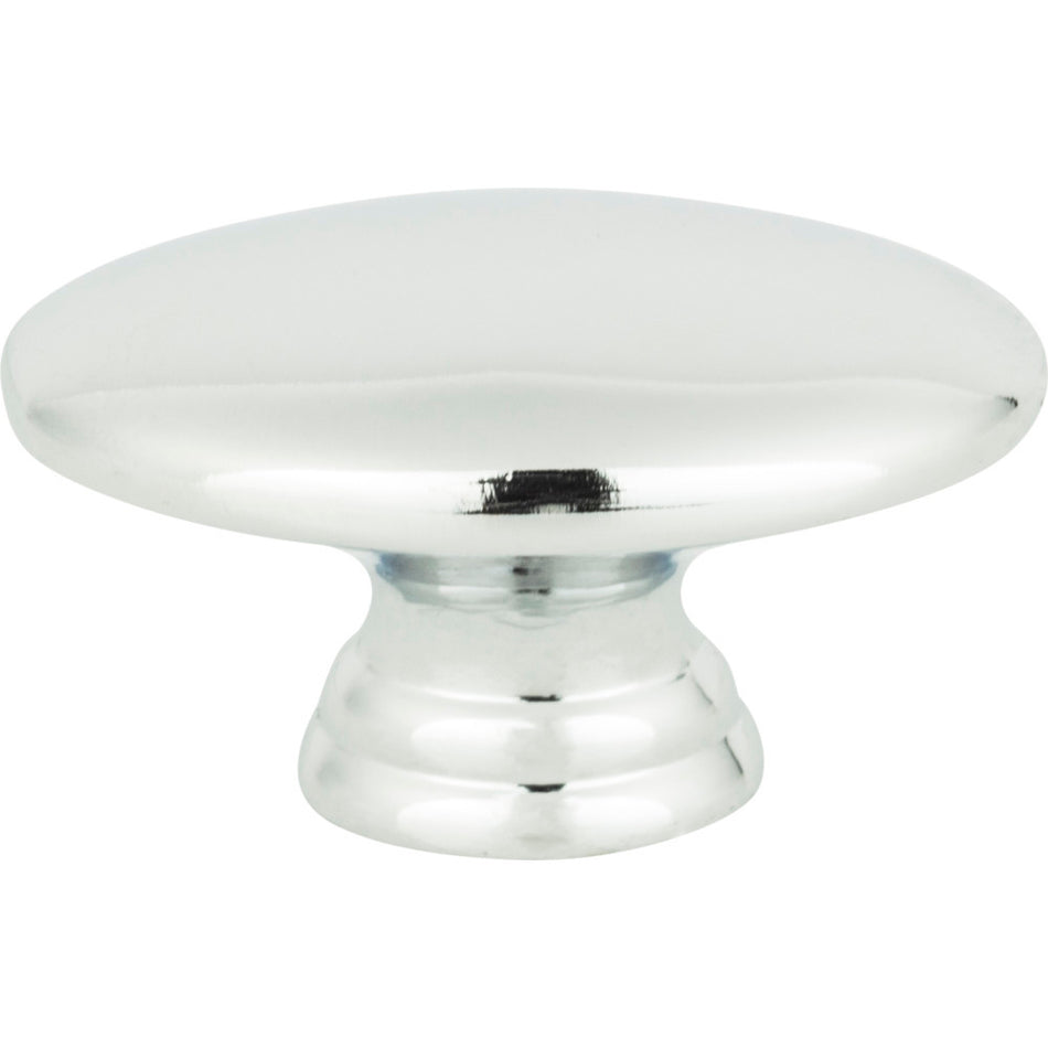 Atlas A817-CH: 1-1/2" Successi Egg Cabinet Knob - Polished Chrome