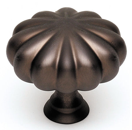 Alno A819-1-CHBRZ: 1" Traditional Cabinet Knob - Chocolate Bronze