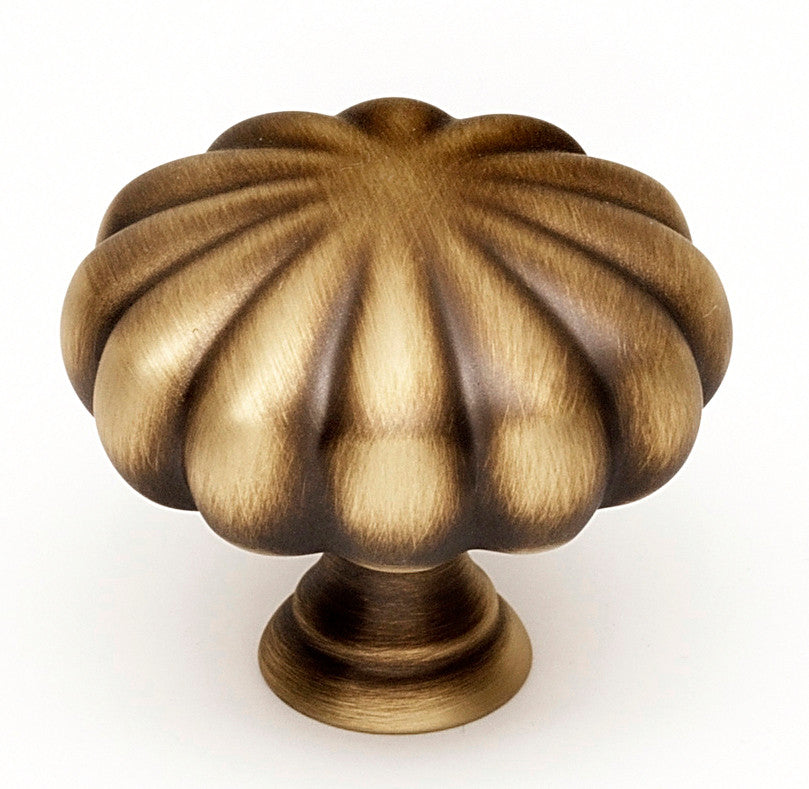 Alno A819-35-AEM: 1-1/2" Traditional Cabinet Knob - Antique English Matte