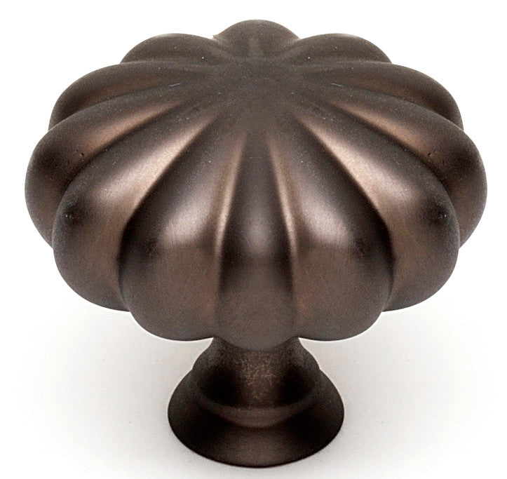 Alno A819-35-CHBRZ: 1-1/2" Traditional Cabinet Knob - Chocolate Bronze