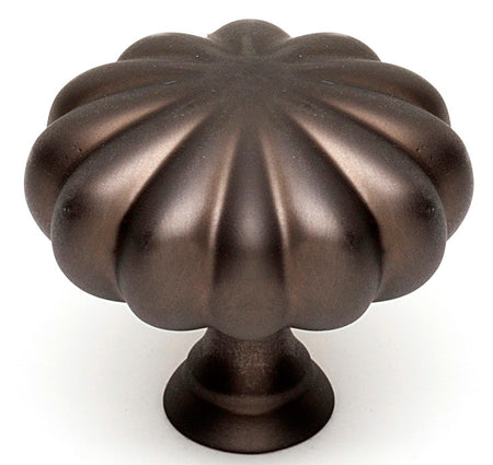 Alno A819-35-CHBRZ: 1-1/2" Traditional Cabinet Knob - Chocolate Bronze