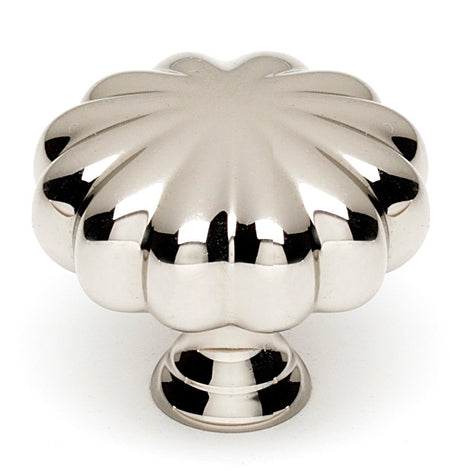 Alno A819-35-PN: 1-1/2" Traditional Cabinet Knob - Polished Nickel
