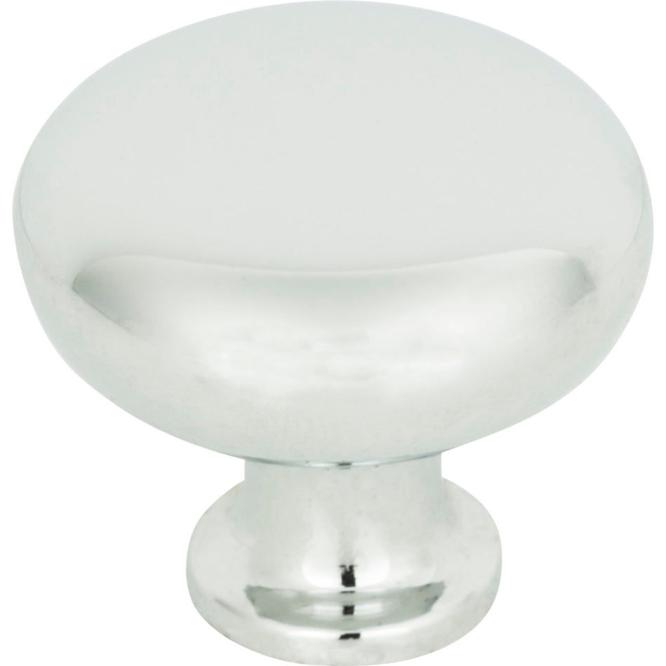 Atlas A819-CH: 1-1/4" Successi Round Cabinet Knob - Polished Chrome