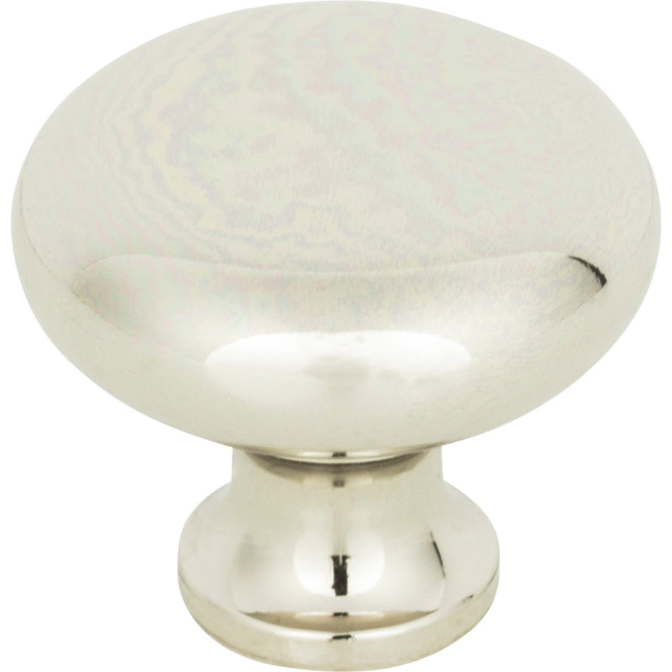 Atlas A819-PN: 1-1/4" Successi Round Cabinet Knob - Polished Nickel