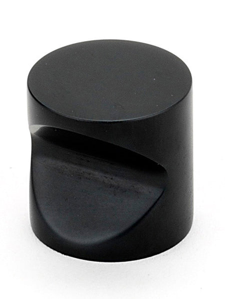 Alno A823-1-MB: 1" Contemporary I Cabinet Knob - Matte Black