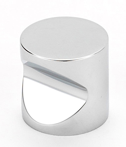 Alno A823-1-PB/NL: 1" Contemporary I Cabinet Knob - Unlacquered Brass