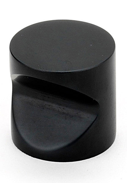 Alno A823-34-MB: 3/4" Contemporary I Cabinet Knob - Matte Black
