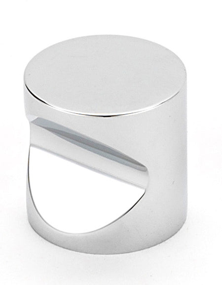 Alno A823-34-PB/NL: 3/4" Contemporary I Cabinet Knob - Unlacquered Brass